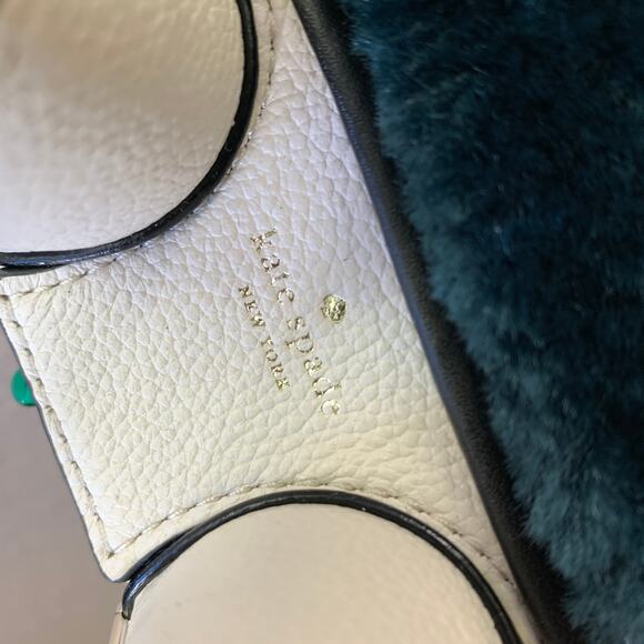 Kate Spade Claude Dachshund Holiday Crossbody Bag Peacock Sapphire Multicolor - Picture 6 of 7